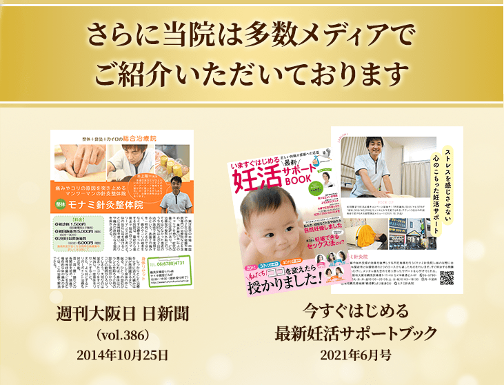 大阪市鶴見区の当院は多数メディアでご紹介いただいております