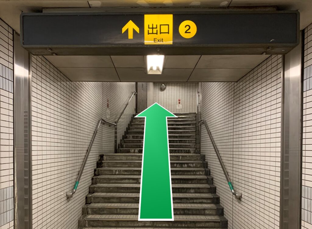 横堤駅階段